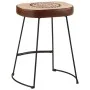 Taburetes de bar 2 uds marrón oscuro 40x29,5x53 cm de , Taburetes de cocina - Ref: Foro24-358929, Precio: 58,25 €, Descuento: %