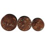Mesas altas de bar forma tambor 3 uds madera maciza reciclada de , Mesas auxiliares - Ref: Foro24-358936, Precio: 132,83 €, D...