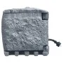 Enchufe de jardín 4 ranuras poliresina resistente al agua gris de vidaXL, Enchufes de pared - Ref: Foro24-48541, Precio: 45,9...