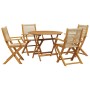 Set de comedor jardín 5 pzas polipropileno madera maciza beige de , Conjuntos de jardín - Ref: Foro24-3281819, Precio: 496,86...