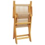Set de comedor jardín 5 pzas polipropileno madera maciza beige de , Conjuntos de jardín - Ref: Foro24-3281831, Precio: 502,02...