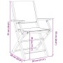 Sillas de jardín reclinables 4 uds madera maciza y tela verde de , Sillas de jardín - Ref: Foro24-3214586, Precio: 248,81 €, ...