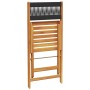 Sillas de jardín reclinables 6 uds madera maciza acacia negro de , Sillas de jardín - Ref: Foro24-3214602, Precio: 253,99 €, ...