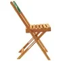 Sillas de jardín reclinables 6 uds madera maciza y tela verde de , Sillas de jardín - Ref: Foro24-3214623, Precio: 249,08 €, ...