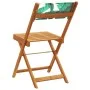 Sillas de jardín reclinables 6 uds madera maciza y tela verde de , Sillas de jardín - Ref: Foro24-3214623, Precio: 249,08 €, ...