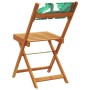 Sillas de jardín reclinables 6 uds madera maciza y tela verde de , Sillas de jardín - Ref: Foro24-3214623, Precio: 238,89 €, ...
