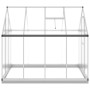Invernadero con marco base aluminio plateado 224x169x202 cm de , Invernaderos - Ref: Foro24-3266323, Precio: 484,52 €, Descue...