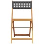 Juego de bistro de 3 piezas ratán PE y madera maciza negro de , Conjuntos de jardín - Ref: Foro24-3281742, Precio: 127,38 €, ...