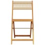 Juego de bistro de 3 piezas polipropileno y madera maciza beige de , Conjuntos de jardín - Ref: Foro24-3281867, Precio: 166,6...
