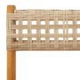 Juego de bistro de 3 piezas ratán PE y madera maciza beige de , Conjuntos de jardín - Ref: Foro24-3281756, Precio: 148,21 €, ...