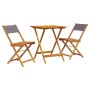 Juego de bistro de 3 piezas tela y madera maciza antracita de , Conjuntos de jardín - Ref: Foro24-3281761, Precio: 135,40 €, ...