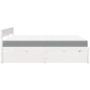Cama con cajones y colchón madera maciza pino blanca 180x200 cm de , Camas y somieres - Ref: Foro24-3281890, Precio: 577,48 €...