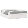 Cama con colchón madera maciza de pino blanca 160x200 cm de , Camas y somieres - Ref: Foro24-3281929, Precio: 458,26 €, Descu...