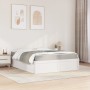 Cama con colchón madera maciza de pino blanca 160x200 cm de , Camas y somieres - Ref: Foro24-3281929, Precio: 458,26 €, Descu...