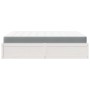Cama con colchón madera maciza de pino blanca 160x200 cm de , Camas y somieres - Ref: Foro24-3281929, Precio: 458,26 €, Descu...