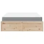 Bed with solid pine wood mattress 140x200 cm by , Beds and slatted bases - Ref: Foro24-3281934, Price: 369,61 €, Discount: %