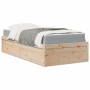 Cama con colchón madera maciza de pino 90x200 cm de , Camas y somieres - Ref: Foro24-3281943, Precio: 265,53 €, Descuento: %