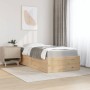 Cama con colchón madera maciza de pino 90x200 cm de , Camas y somieres - Ref: Foro24-3281943, Precio: 265,53 €, Descuento: %