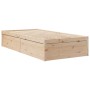 Cama con colchón madera maciza de pino 90x190 cm de , Camas y somieres - Ref: Foro24-3281955, Precio: 245,13 €, Descuento: %