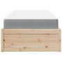 Cama con colchón madera maciza de pino 90x190 cm de , Camas y somieres - Ref: Foro24-3281955, Precio: 245,13 €, Descuento: %