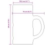 Jarras de cerveza con asa 6 unidades 1000 ml de , Tazas y tazones - Ref: Foro24-4005747, Precio: 57,95 €, Descuento: %