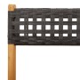 Juego de bistro de 3 piezas ratán PE y madera maciza negro de , Conjuntos de jardín - Ref: Foro24-3281838, Precio: 142,09 €, ...