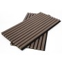 WallArt Paneles acústicos para paredes Aku 4 uds roble oscuro de , Recubrimiento de paredes - Ref: Foro24-447594, Precio: 68,...