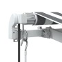 Toldo retráctil automático luz LED antracita blanco 350x250 cm de , Toldos - Ref: Foro24-3215783, Precio: 496,43 €, Descuento: %