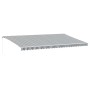 Toldo retráctil manual luz LED antracita y blanco 600x350 cm de , Toldos - Ref: Foro24-3215805, Precio: 729,57 €, Descuento: %
