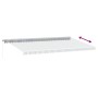 Toldo retráctil manual luz LED antracita y blanco 600x350 cm de , Toldos - Ref: Foro24-3215805, Precio: 729,57 €, Descuento: %