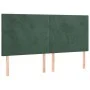 Dark green velvet LED box spring bed and mattress 180x200cm by , Beds and slatted bases - Ref: Foro24-3136020, Price: 675,85 ...