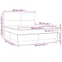 Cama box spring con colchón terciopelo verde oscuro 180x200 cm de , Camas y somieres - Ref: Foro24-3142920, Precio: 679,79 €,...