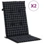 Cojines para sofá de palés 2 unidades tela a cuadros negros de , Cojines para sillas y sofás - Ref: Foro24-361256, Precio: 44...