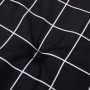 Cojines para sofá de palés 2 unidades tela a cuadros negros de , Cojines para sillas y sofás - Ref: Foro24-361256, Precio: 45...