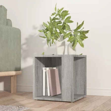 Side table made of gray Sonoma plywood 33x33x34.5 cm by , Side tables - Ref: Foro24-816021, Price: 23,81 €, Discount: %