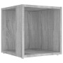Mesa auxiliar madera contrachapada gris Sonoma 33x33x34,5 cm de , Mesas auxiliares - Ref: Foro24-816021, Precio: 24,13 €, Des...