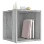Side table made of gray Sonoma plywood 33x33x34.5 cm by , Side tables - Ref: Foro24-816021, Price: 23,81 €, Discount: %