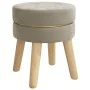 Hocker redondo gris oscuro terciopelo de , Taburetes y sillas plegables - Ref: Foro24-340271, Precio: 38,03 €, Descuento: %