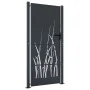 Garden gate in anthracite grey steel with grass design, 105x205 cm. by , garden gates - Ref: Foro24-153171, Price: 382,83 €, ...
