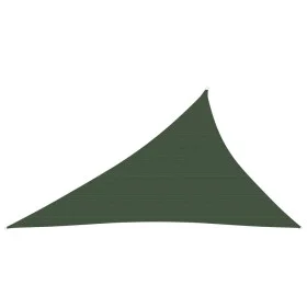 Toldo de vela verde oscuro HDPE 160 g/m² 3x4x5 m de , Sombrillas - Ref: Foro24-311476, Precio: 23,44 €, Descuento: %