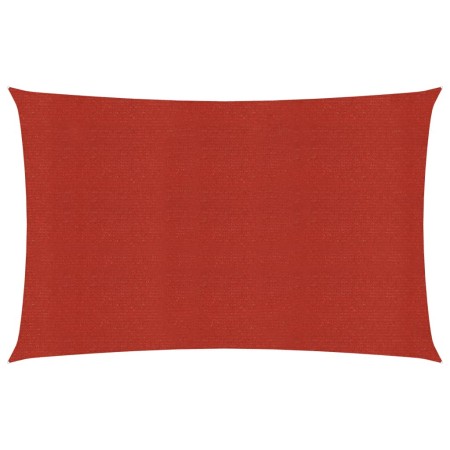Toldo de vela rojo HDPE 160 g/m² 3x4,5 m de , Sombrillas - Ref: Foro24-311623, Precio: 31,69 €, Descuento: %