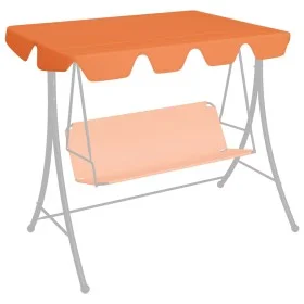 Spare canopy for garden swing orange 150/130x105/70 cm by , Covers for tents and gazebos - Ref: Foro24-312105, Price: 28,92 €...