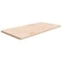 Massive unbehandelte Holzbad-Arbeitsplatte 100x50x2,5 cm von , Arbeitsplatten - Ref: Foro24-342939, Preis: 63,66 €, Rabatt: %
