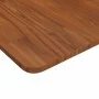 Solid dark brown treated solid wood bathroom countertop 100x60x1.5 cm by , Countertops - Ref: Foro24-343027, Price: 74,04 €, ...