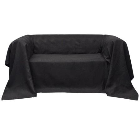 Funda para sofá de micro-gamuza gris antracita 210x280 cm de , Fundas - Ref: Foro24-130896, Precio: 20,59 €, Descuento: %