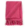 Manta a cuadros de algodón rosa 125x150 cm de , Mantas - Ref: Foro24-245333, Precio: 19,65 €, Descuento: %