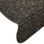 Alfombrillas autoadhesivas escalera 15 uds antracita 65x21x4 cm de vidaXL, Alfombrillas para escalones - Ref: Foro24-322353, ...