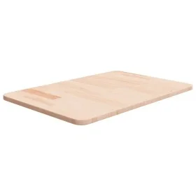 Solid untreated wood bathroom countertop 60x40x1.5 cm by , Countertops - Ref: Foro24-342926, Price: 34,64 €, Discount: %