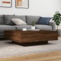 Mesa de centro madera de ingeniería roble marrón 100x100x31 cm de , Mesas de centro - Ref: Foro24-836601, Precio: 145,05 €, D...