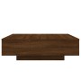 Mesa de centro madera de ingeniería roble marrón 100x100x31 cm de , Mesas de centro - Ref: Foro24-836601, Precio: 145,05 €, D...